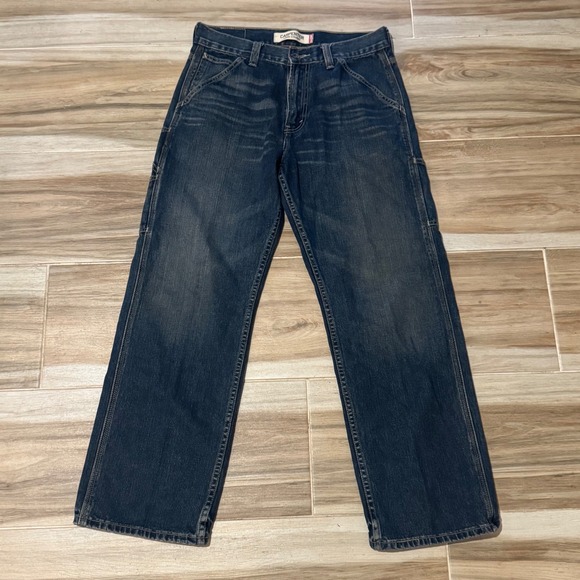 Levi's Other - Vintage Y2K Levis Carpenter Loose Straight Jeans Mens 30x30 Dark Wash Workwear